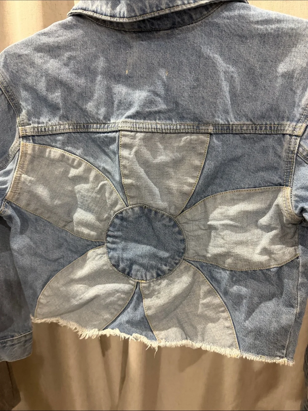 Old Navy Light Blue Denim Jacket - Girls